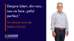 articol Stefain zoican Leadder