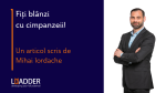 Mihai Iordache Fiţi blânzi cu cimpanzeii!