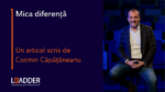 Mica diferenţă Cosmin Căpăţâneanu