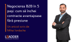 Negocierea B2B în 5 pași