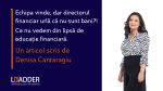 Echipa vinde, dar bani nu se văd Denisa Cantaragiu
